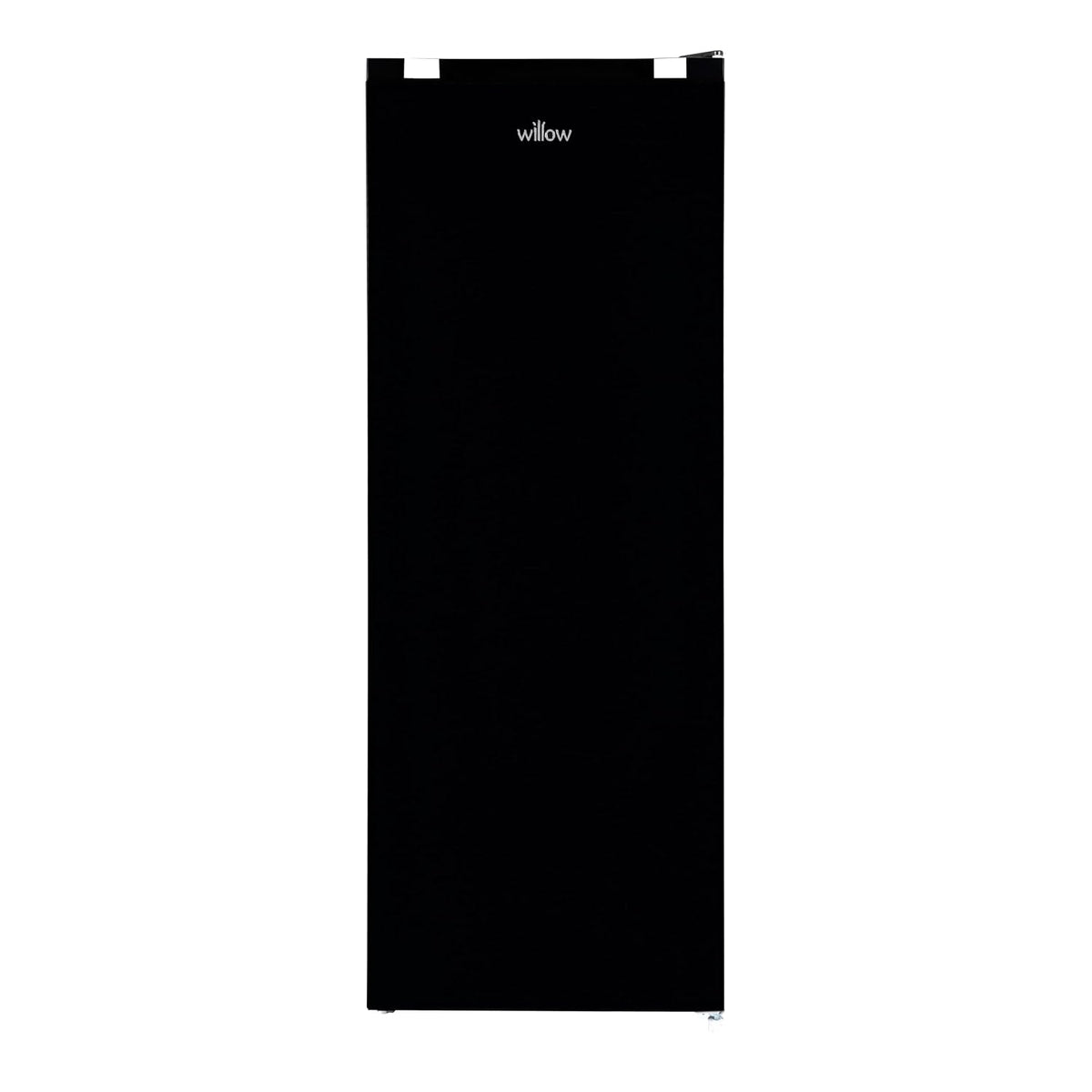 Freestanding Larder Fridge 241L 144Cm Reversible Door Mark-Proof Finish Black