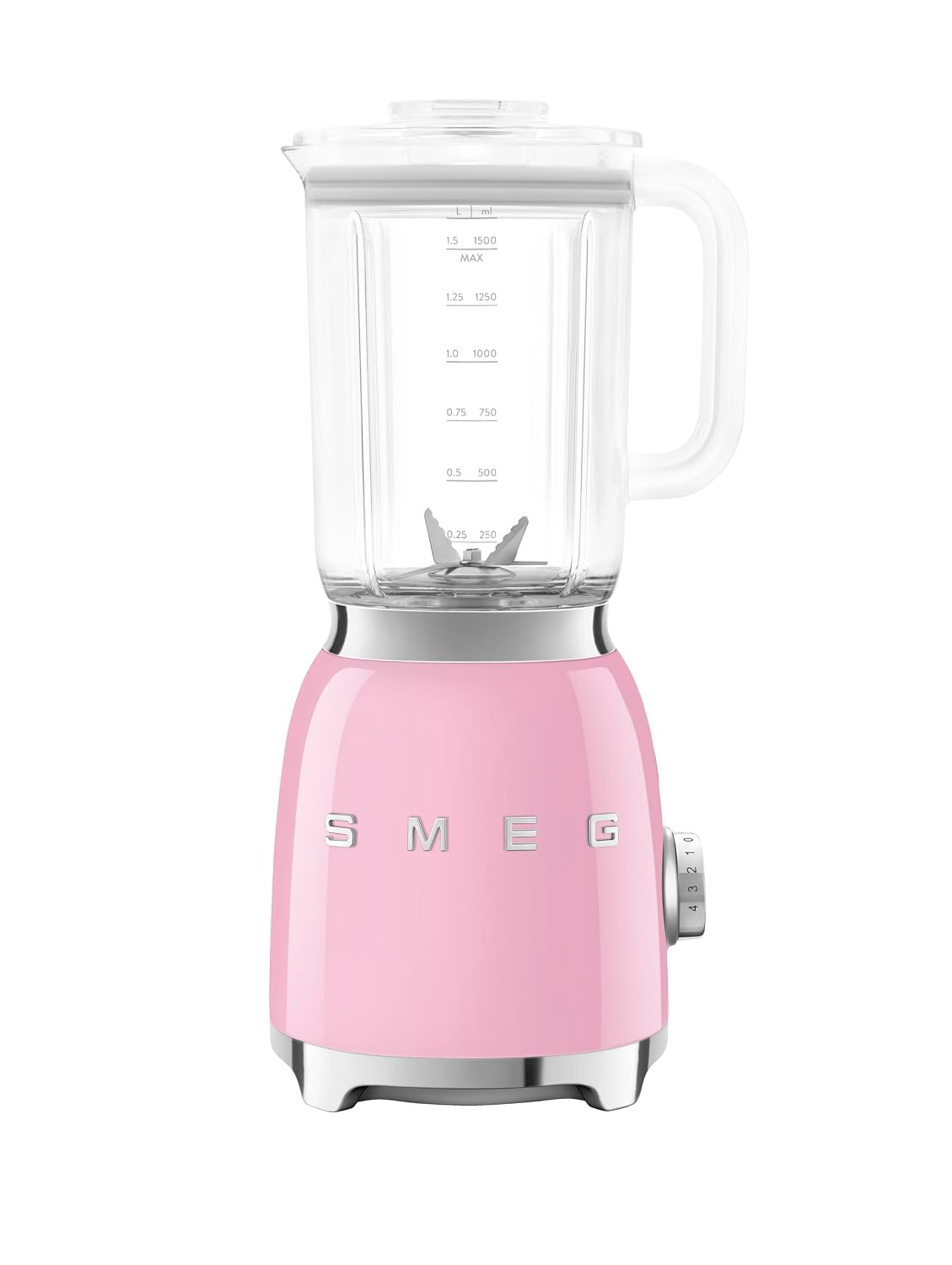 Retro Blender 1.5L 800W 4 Speed 3 Programs White