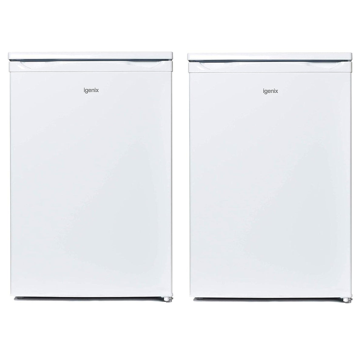 Freestanding Under Counter Fridge Freezer Set 136L 91L 55cm Inox