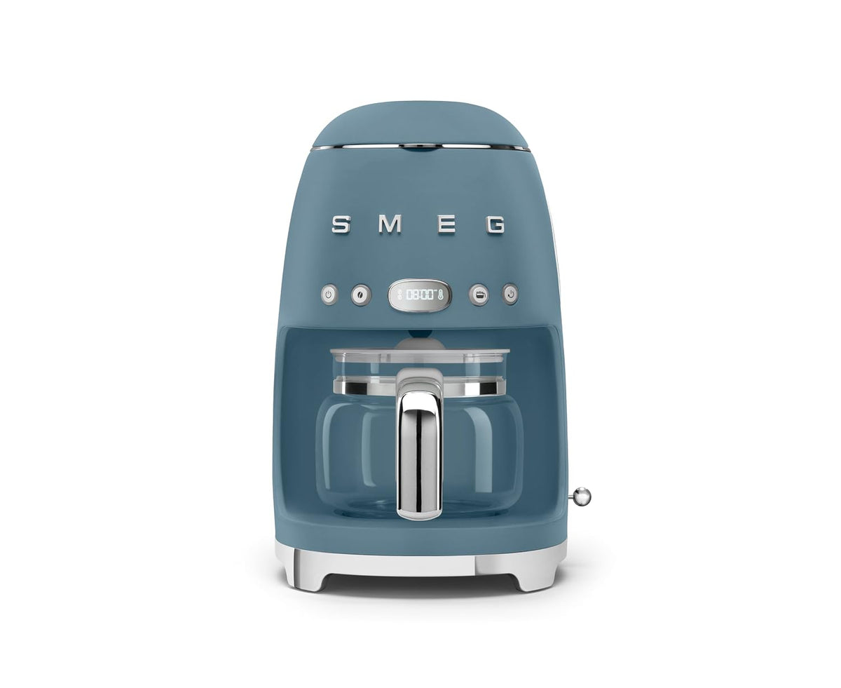 Retro 50s Style 1.4L Drip Coffee Machine Storm Blue