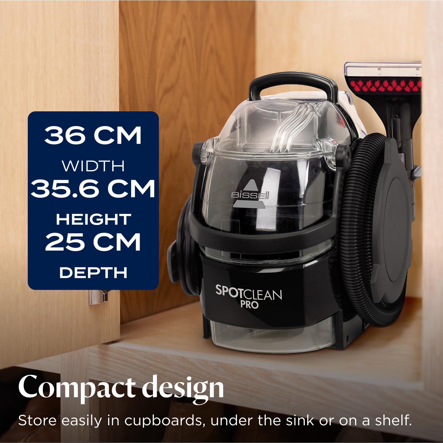 Portable Carpet Cleaner SpotClean Pro 750W Corded Black