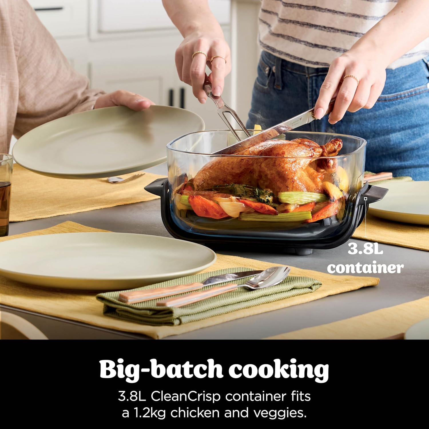 CRISPi Portable Air Fryer 4-in-1 3.8L Cyber Space Blue