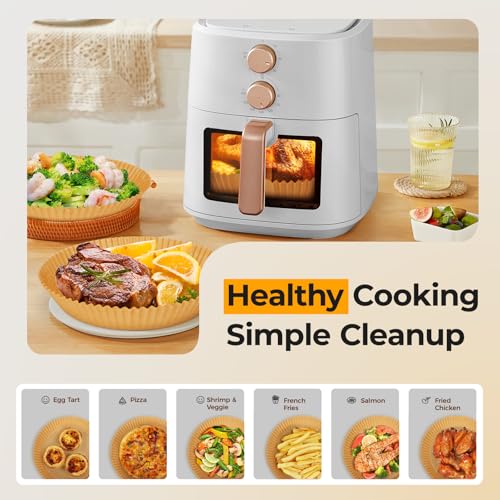 Disposable Air Fryer Liners 205 Pack 8 Inch Round