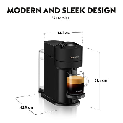 Capsule Coffee Machine 5 Cup Sizes Centrifusion Technology Matte Black