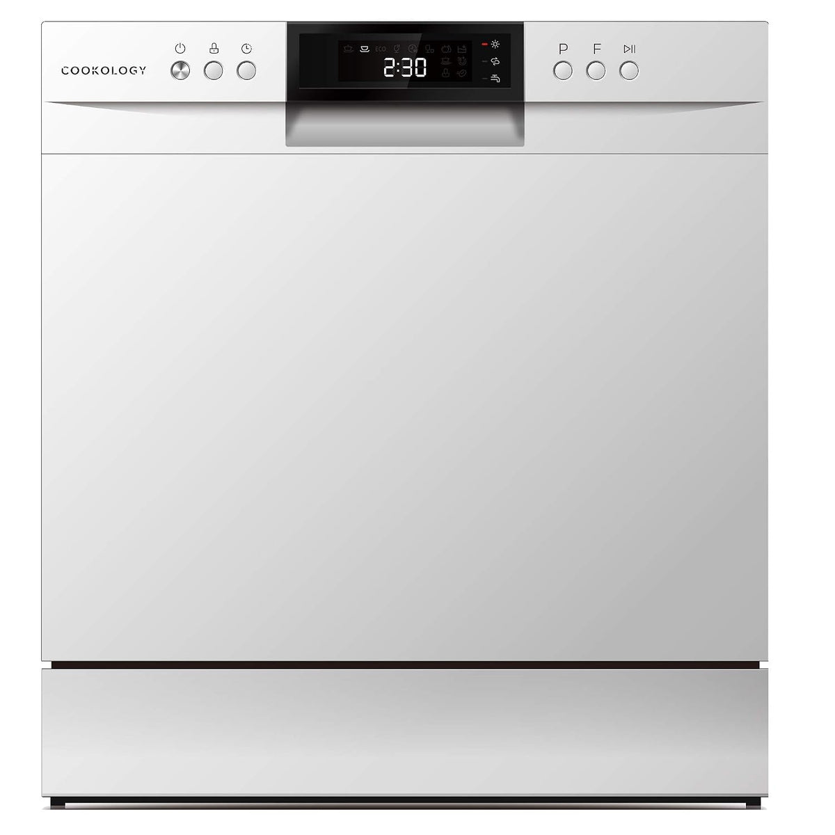 Table Top Dishwasher 8 Place Settings 7 Wash Cycles Silver