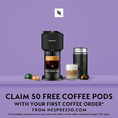 Automatic Pod Coffee Machine With One Touch Brewing 1.1L Matte Black