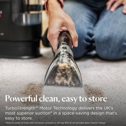 Portable Carpet Cleaner SpotClean C5 Pet 16,400Pa Suction Corded Black
