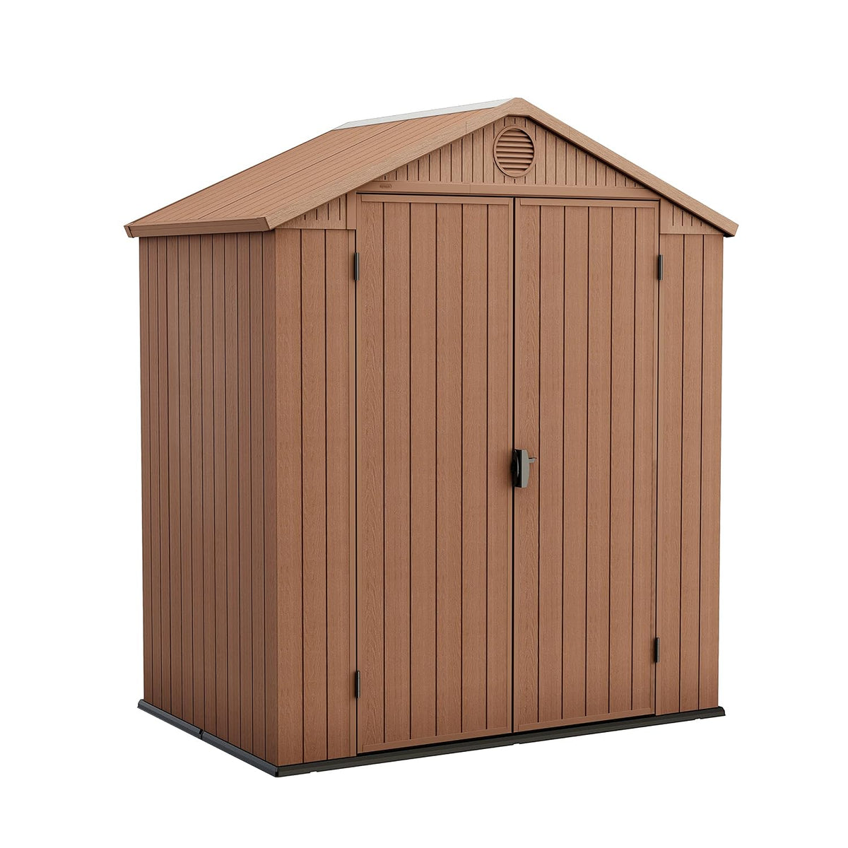 Resin Garden Storage Shed 6 X 4 Ft Grey Single Door Lockable